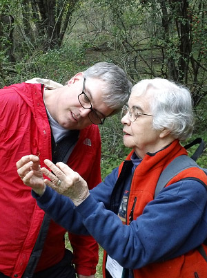 Two mushroom hunters.